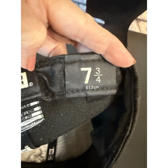 NFL Las Vegas Raiders New Era 59Fifty Fitted Cap Black Silver 7 3/4 - Picture 10 of 10